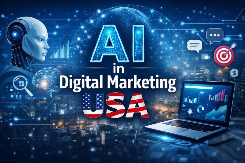 How AI Is Changing Digital Marketing in the USA: Trends, Tools & Future Growth